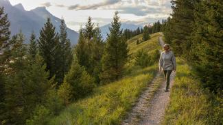 Woman Hiking