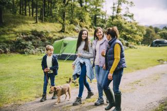 Family Walking